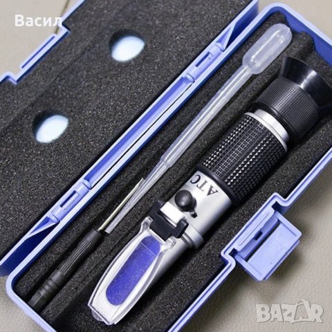 Оптически рефрактометър за антифриз, течност за стъклочистачки и плътност на електролит на акумулато, снимка 2 - Аксесоари и консумативи - 30869638