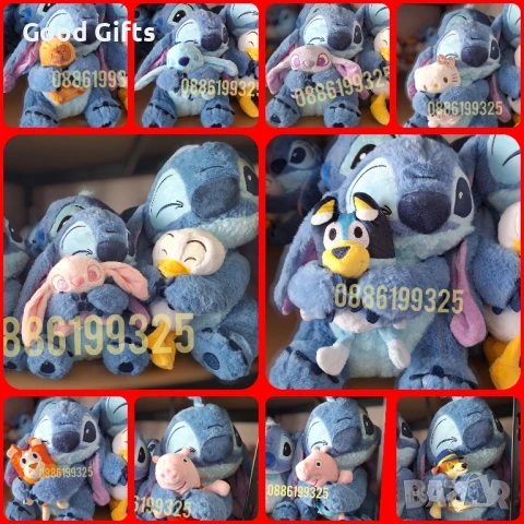 Плюшена играчка Стич и Приятели, Плюшен Стич, от 35 до 65см