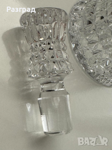 Кристална гарафа - декантер  бутилка за алкохол, снимка 11 - Други - 44682350