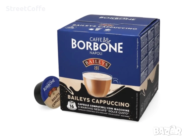 капсули baileys cappuccino caffè borbone за кафемашина dolce gusto