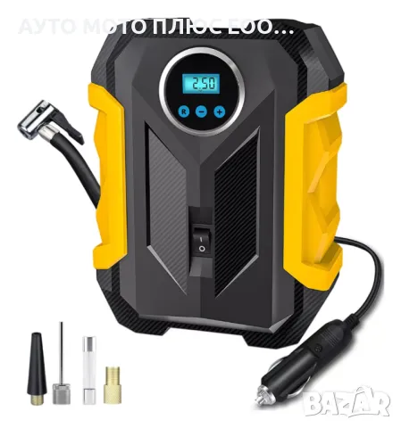 Автомобилен Компресор 12V с цифров дисплей и LED светлина 140W., снимка 7 - Аксесоари и консумативи - 48048424