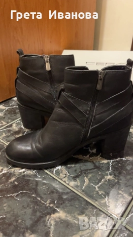 Боти от естествена кожа, снимка 3 - Дамски боти - 52719561