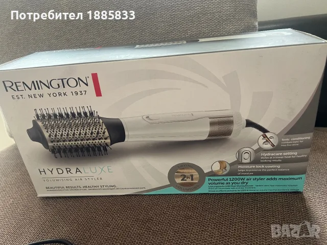 Четка за коса с горещ въздух Remington, снимка 3 - Сешоари - 56202062