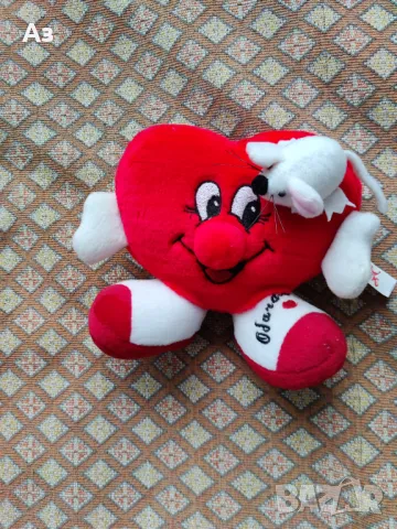 Продавам Плюшен сувенир Сърце - нов, снимка 4 - Декорация за дома - 48610413