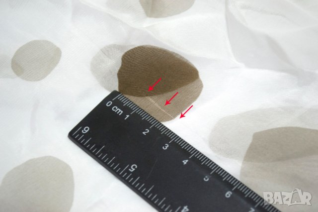 Ефирна къса рокля в цвят крем Anna Morellini - L, снимка 5 - Рокли - 42591026