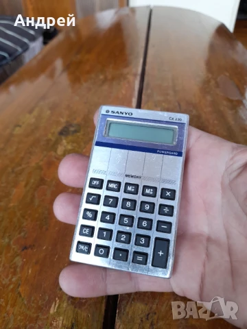 Стар калкулатор Sanyo CX230, снимка 2 - Други ценни предмети - 50799150