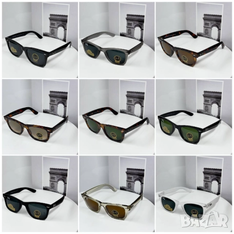 очила с калъф, кутия и ув защита ray ban gucci, снимка 3 - Слънчеви и диоптрични очила - 51450604