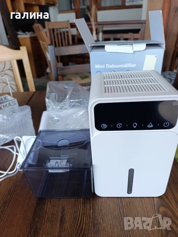 Мини влагоабсорбатор нов, тих с LCD дисплей и 12-часов таймер, снимка 4 - Овлажнители и пречистватели за въздух - 52673035