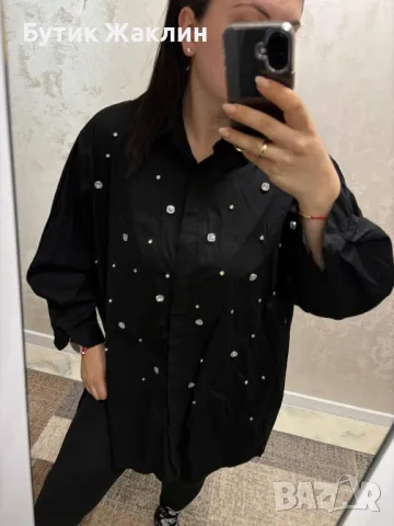 Дамска риза с камъни, снимка 1