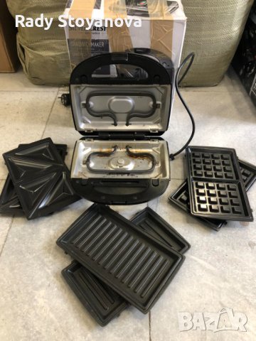 ТОСТЕР ЗА САНДВИЧИ SilverCrest SSMW 750 C3, снимка 3 - Друга електроника - 39336662