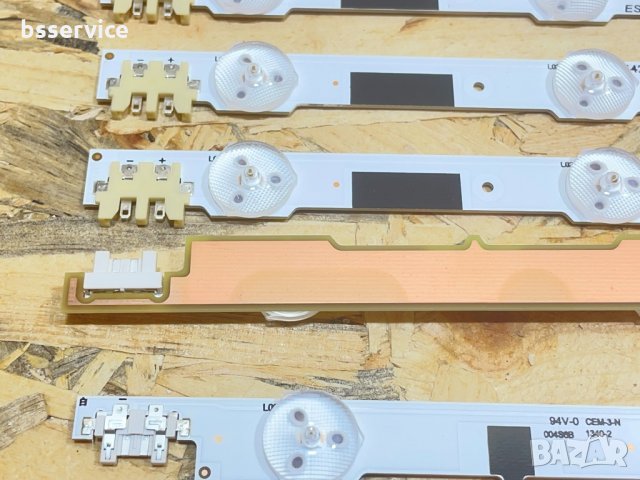 LED Комплект за Samsung 40 инча ( 14 ленти 7 по 5/ 7 по 8 диода , снимка 3 - Части и Платки - 33860693