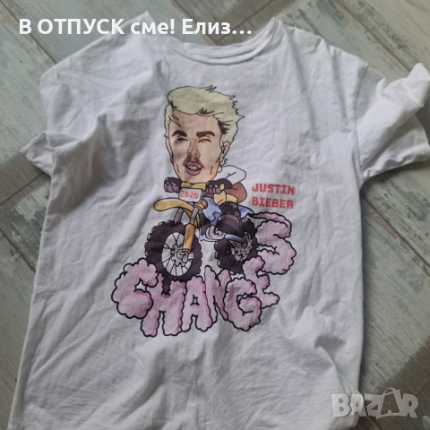 Тениска Justin Bieber оригинал, снимка 2 - Тениски - 51155971