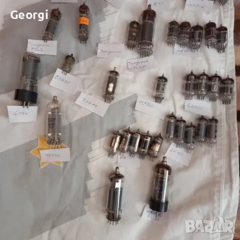 радио и телевизионни лампи, снимка 4 - Радиокасетофони, транзистори - 49764975