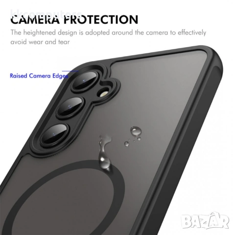 ENKAY HAT PRINCE Магнитен Калъф за Samsung Galaxy A37 5G - PC+TPU, Матов, 9H стъкло, 4 цвята, снимка 7 - Калъфи, кейсове - 54053568