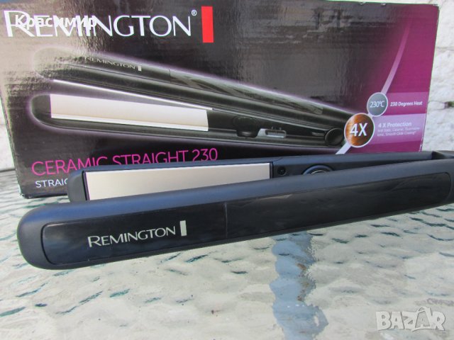 Керамична преса за коса Remington , снимка 5 - Преси за коса - 42225217