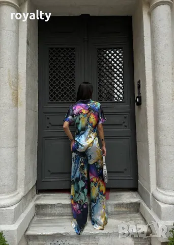 Дамски комплекти със сатен Различни цветове , снимка 5 - Комплекти - 50093459