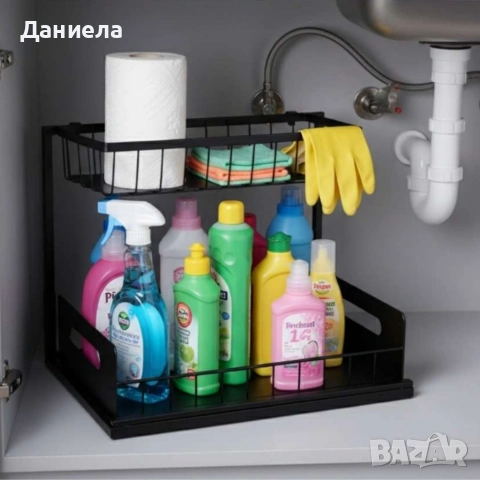 Органайзер за баня и кухня Cheffinger – идеално решение за ред и пространство, снимка 6 - Други стоки за дома - 53180823