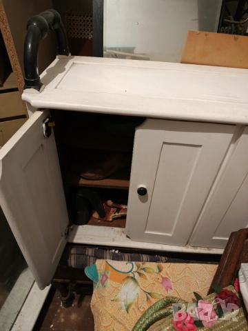 Ретро шкаф за обувки и огледало във виенски стил дървени , снимка 4 - Шкафове - 52495957