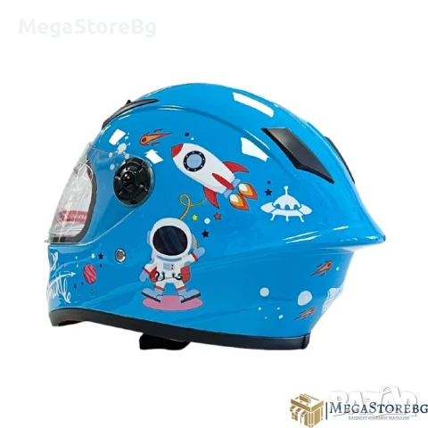 Детска каска 506 - размер S - Синя, снимка 5 - Аксесоари и консумативи - 50526528