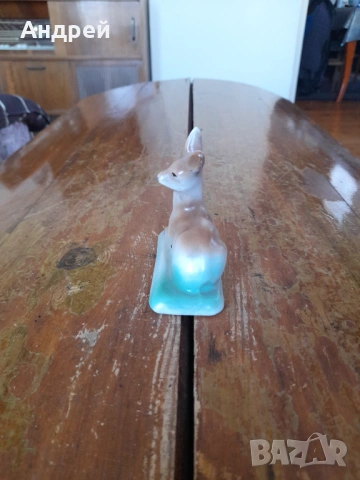 Стара порцеланова фигура,сърничка, снимка 4 - Други ценни предмети - 54357164