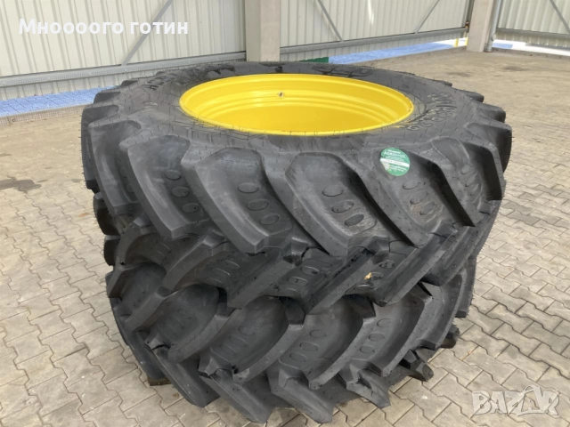 Продавам 2 броя нови гуми с джанти за John Deer 6 серия , снимка 6 - Гуми и джанти - 52684515