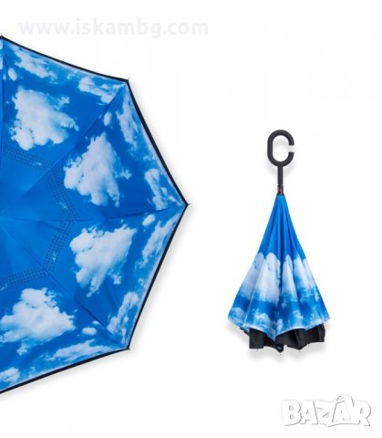 ЧАДЪР С ОБРАТНО ЗАТВАРЯНЕ И ОТВАРЯНЕ - код 2189, снимка 12 - Други - 33947475