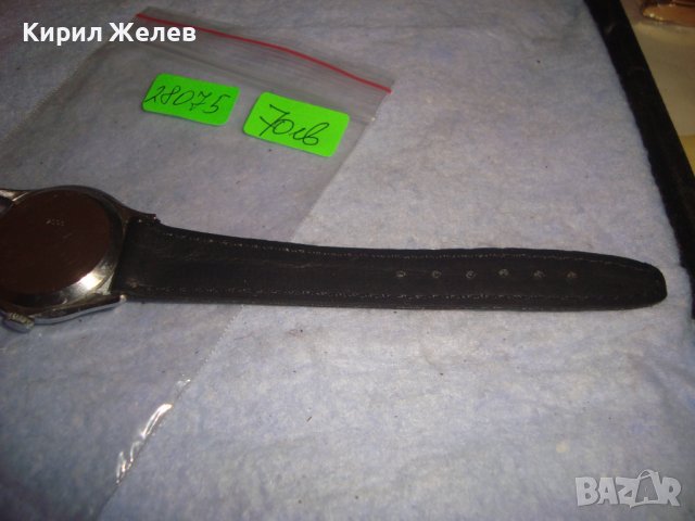 ВОСТОК Стар РУСКИ МЕХАНИЧЕН ВИНТИДЖ ЧАСОВНИК с ФЛОРАЛНА АПЛИКАЦИЯ на ЦИФЕРБЛАТА КОЖЕНА КАИШКА 28075 , снимка 16 - Антикварни и старинни предмети - 37349353