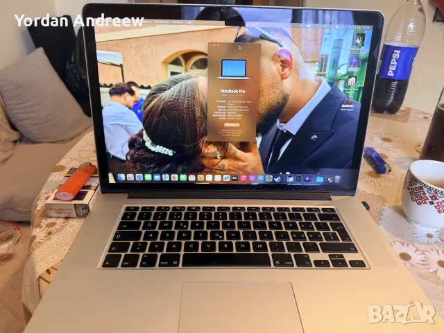 MacBook Pro 15 2015 I7/500SSD, снимка 2 - Лаптопи за работа - 56213771