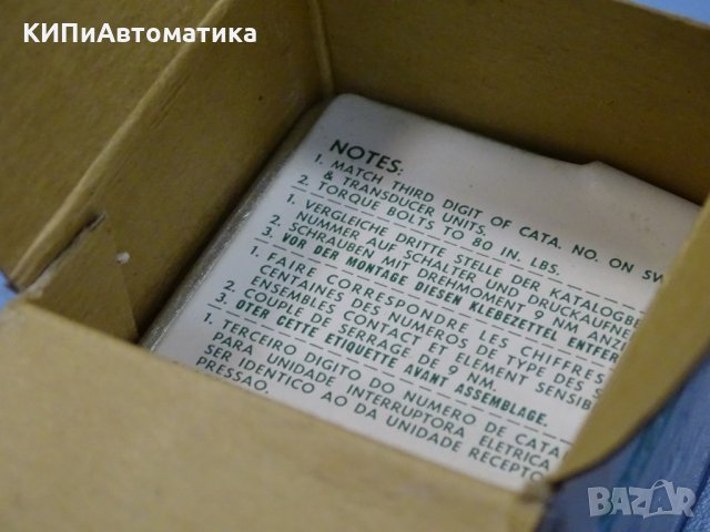 пресостат ASCO RE20A44 Pressure Switch 0.28-2.5 Bar, снимка 10 - Резервни части за машини - 35294761