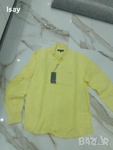 Мъжка риза Армани 100% лен