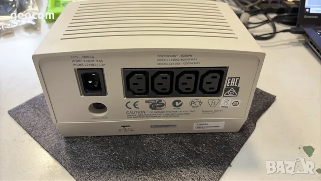 APC Line-R 1200 Automatic Voltage Regulator (Отличен,1200W), снимка 3 - UPS захранвания - 56037376
