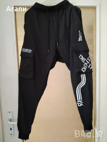 Мъжки марков карго панталон "Деним" размер М нов