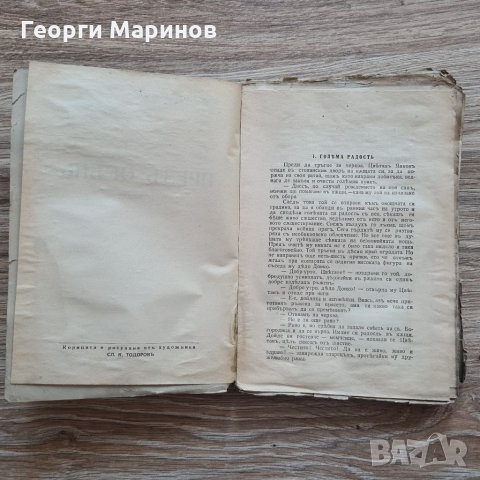 Книга ПРЕЗЪ ОГЪНЬ, роман, Димитъръ Христодоровъ, 1938 г., снимка 3 - Художествена литература - 32152901