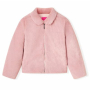 Детско палто от изкуствен косъм, розово, 104（SKU:13860