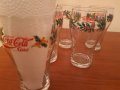 Кока Кола чаши /"Vintage enjoy Coca-Cola Christmas Glass Bells Balls of Holly” - 80-90те, снимка 3