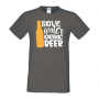 Мъжка тениска Save Water Drink Beer 5,Бира,Бирфест,Beerfest,Подарък,Изненада,Рожден Ден