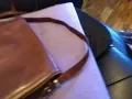 Lorenza firenze genuine leather bag hand made маркова женска чанта отлична ест.кожа 27х20см, снимка 6
