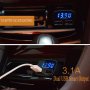4В1 Бързо зарядно за кола за телефон-таблет+волтметър+термометър, снимка 2