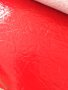 Изкуствена кожа червен лак, снимка 1 - Платове и дамаски - 40667255