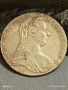 Сребърна монета талер 1780г. Мария Терезия Австро-Унгария рядка за КОЛЕКЦИЯ 52271, снимка 2