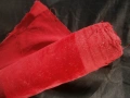 Плюш.Червен,Покривка,Парадна,Соц., снимка 5
