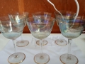 сервиз стари чаши зелено , снимка 4