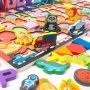 3572 Игра за сортиране с дървени фигурки и магнитен риболов, снимка 17