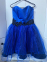 Официална синя рокля, снимка 1 - Рокли - 44569080