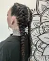 🩷 Добрич Боксьорски Плитки 🩷 Канекалон Детски Африкански Сенегалски Афро Туистъри Ариел Къдрици, снимка 7