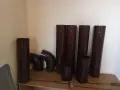 кюнци и криволи за печки - емайлирани, снимка 1