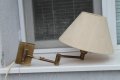 Немски аплик-лампа за стена месинг , снимка 1