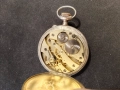 Швейцарски СРЕБЪРЕН джобен часовник 1901г. с позлата - 6 РУБИНА - ПРОМОЦИЯ, снимка 18