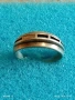 Сребърен пръстен Ретро Арт бижу майсторска изработка 26425, снимка 5