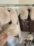 Кожено яке с еко пух и обемни ръкави, снимка 4